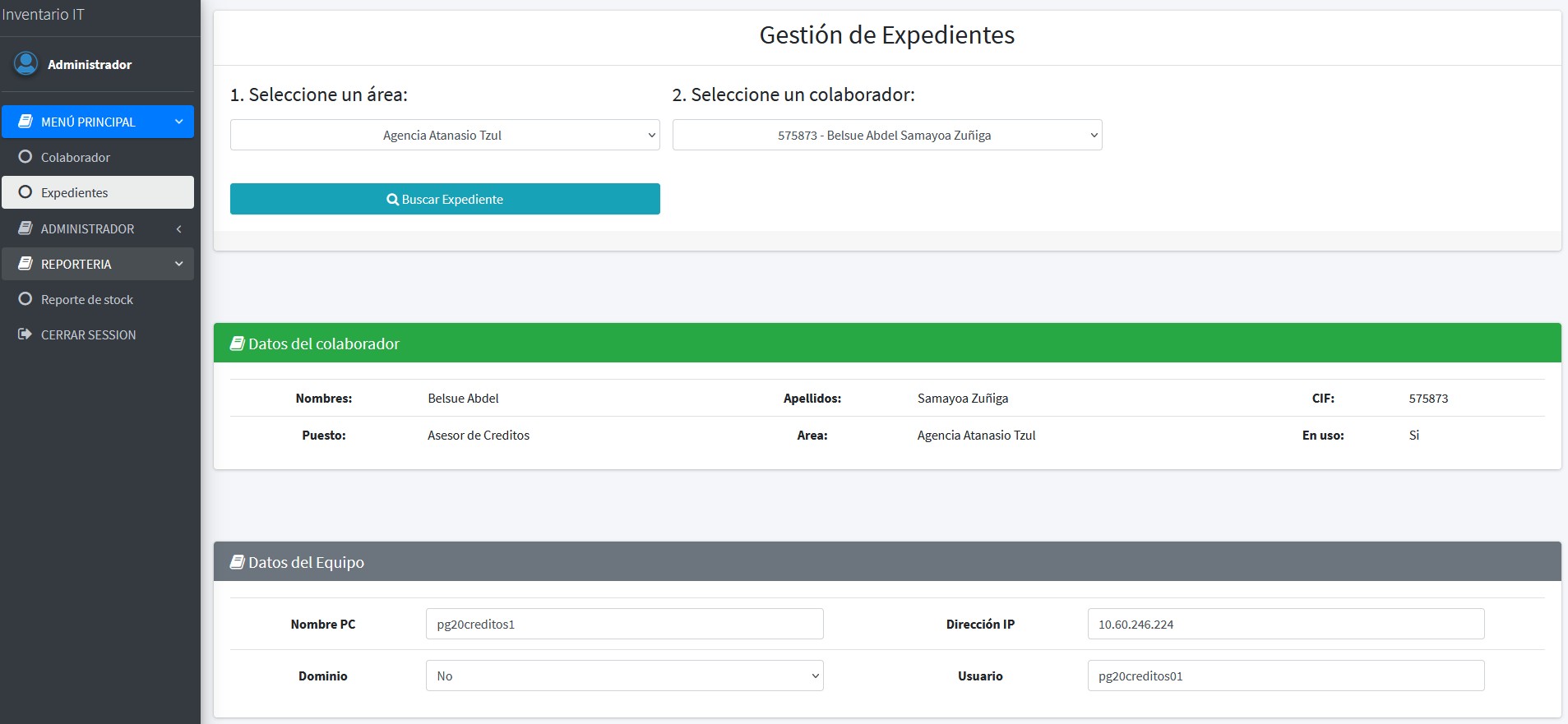 Inventario IT